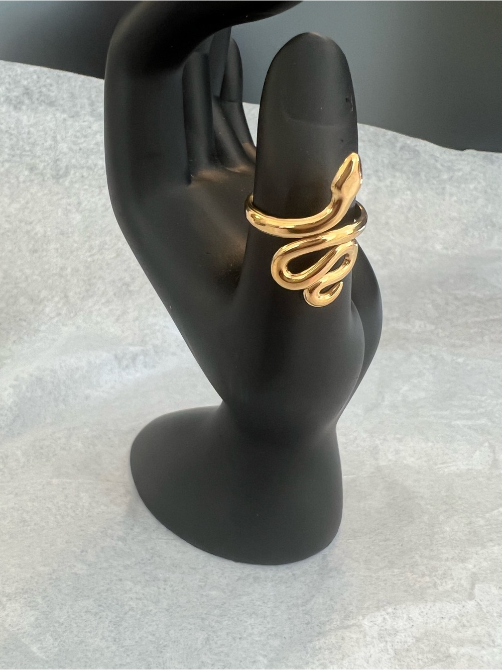 Gold Snake Wrap Ring - Statement Coil Design NWT
